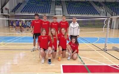 U SPORTSKOJ DVORANI ZELENI BRIJEG 21. LISTOPADA ODRŽANO JE GRADSKO NATJECANJE U BADMINTONU ZA DJEVOJČICE I DJEČAKE OSNOVNIH ŠKOLA