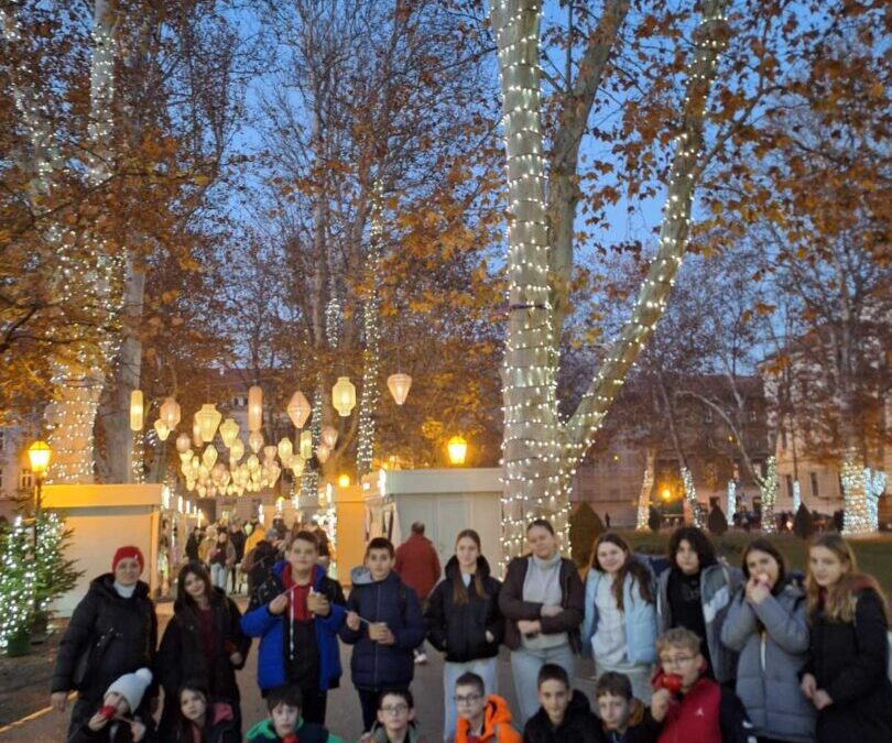 UČENICI PETIH RAZREDA NAŠE ŠKOLE BILI SU 19. PROSINCA 2025. GODINE NA TERENSKOJ NASTAVI U ZAGREBU