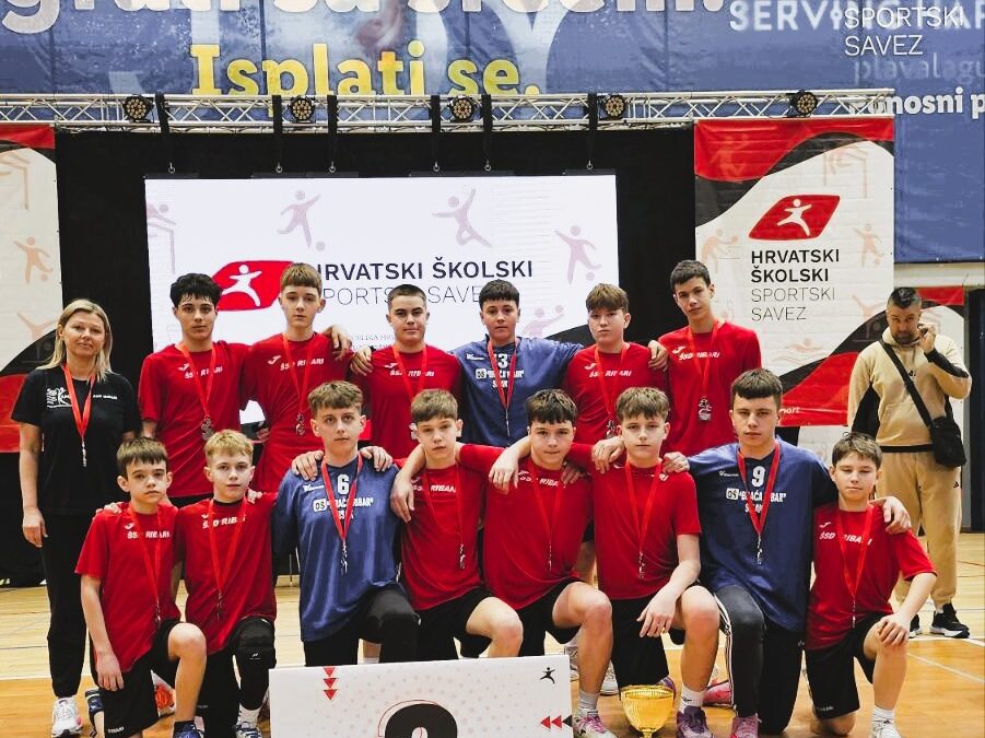RIBARI OSVOJILI 2. MJESTO NA DRŽAVNOM NATJECANJU U RUKOMETU