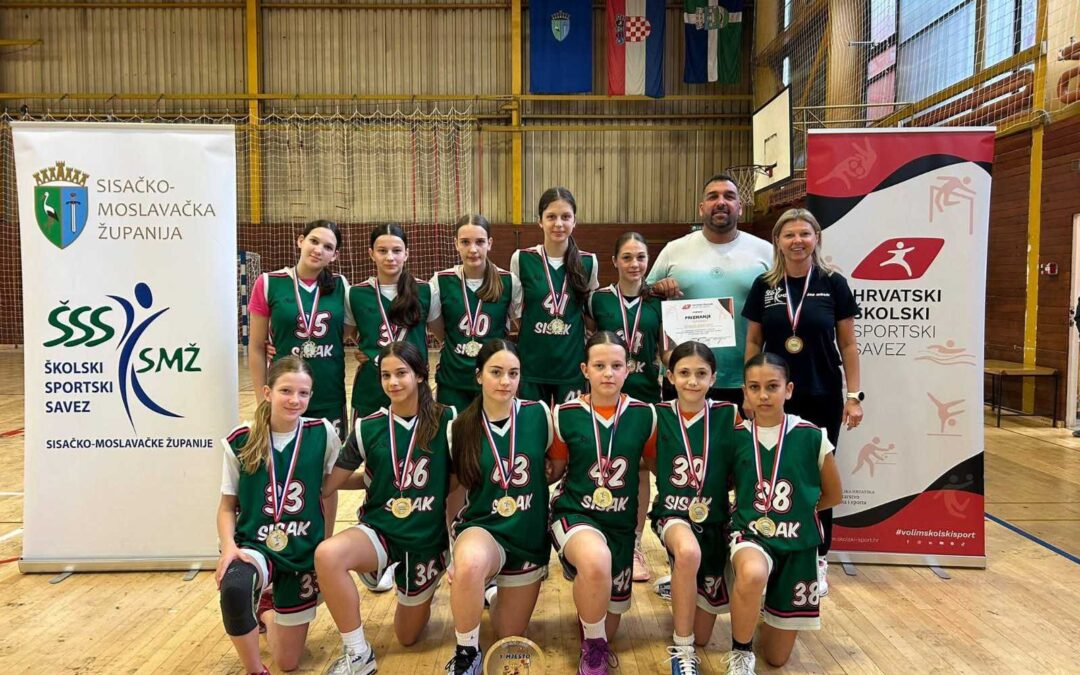 U SPORTSKOJ DVORANI BREZOVICA U SISKU 15. SVIBNJA 2026. ODRŽANA JE POLUZAVRŠNICA DRŽAVNOG PRVENSTVA U KOŠARCI ZA UČENIKE I UČENICE DO 6. RAZREDA