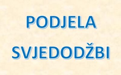 PODJELA SVJEDODŽBI