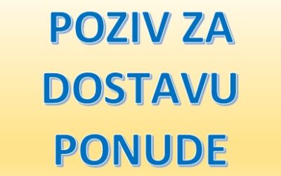 POZIV ZA DOSTAVU PONUDE U POSTUPKU JEDNOSTAVNE NABAVE U PREDMETU NABAVE: PEKARSKI PROIZVODI